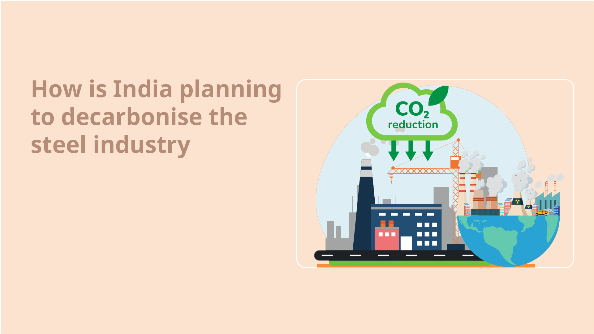 How is India planning to decarbonise the steel industry